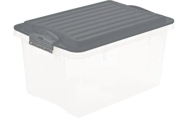 Rotho Aufbewahrungsbox Compact A5 / 4.5 Liter Anthrazit