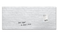 Sigel Magnethaftendes Glassboard Artverum 130 x 55 cm, White-K