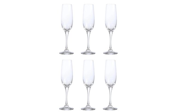 Spiegelau Champagnerglas Soirée 190 ml, 6 Stück, Transparent