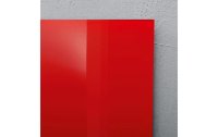 Sigel Magnethaftendes Glassboard Artverum 60 x 40 cm, Rot