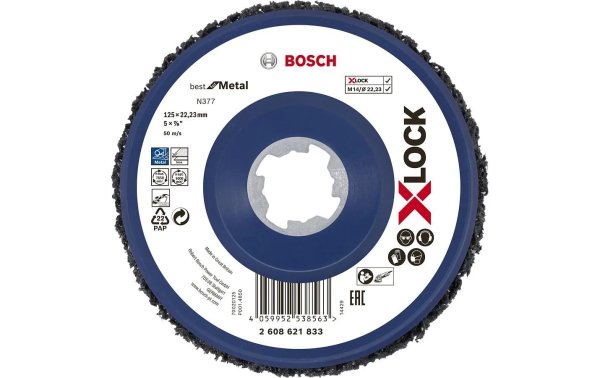 Bosch Professional N377 Reinigungsscheibe X-LOCK 125 mm