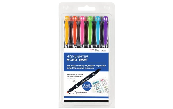 Tombow MONO EDGE, 6er-Set