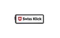 Swiss Klick Kennzeichenhalter Langformat  Vorderseite Schwarz