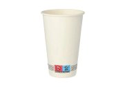 Papstar Einweg-Kaffeebecher Pappe 300 ml 50 Stück, Weiss