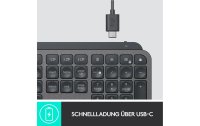 Logitech Tastatur MX Keys Plus mit Handballenauflage