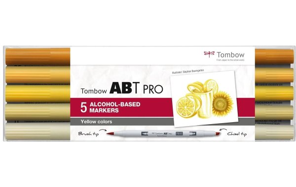 Tombow Yellow Colors, Box, 5er-Set