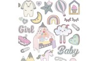 Creativ Company Motivsticker Baby Girl 1 Blatt