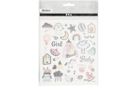 Creativ Company Motivsticker Baby Girl 1 Blatt