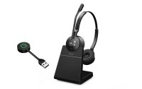 Jabra Headset Engage 55 MS Duo USB-A, inkl. Ladestation