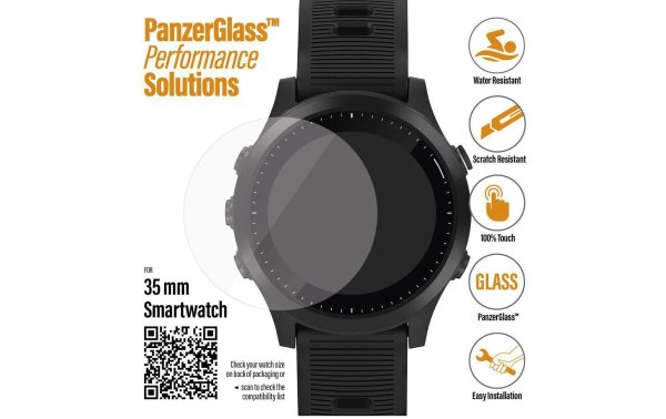 Panzerglass Displayschutz Garmin Forerunner 245 / 245 music / 45 (35 mm)