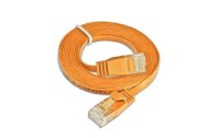 SLIM Slimpatchkabel Cat 6, UTP, 0.15 m, Orange