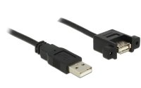 Delock USB 2.0-Einbaukabel  USB A - USB A 1 m