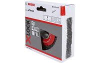 Bosch Professional Scheibenbürste X-LOCK 115 mm, gewellter Stahldraht