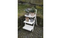 Esschert Design Blumentreppe weiss