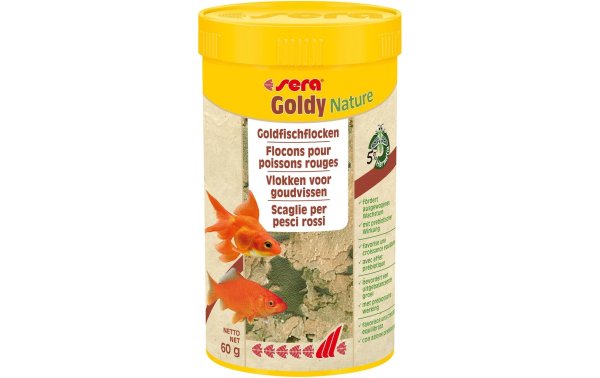 sera Basisfutter Goldy Nature, 250 ml, 60g