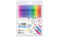 Tombow Rainbow, 12er-Set, mit 2 Spitzen