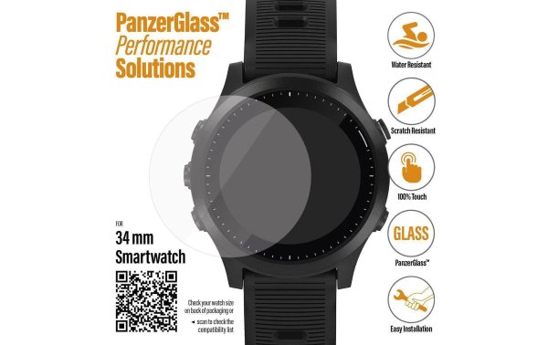 Panzerglass Displayschutz Galaxy Watch 3 / Garmin Forerunner 645 (34 mm)