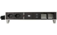Bachmann Tischsteckdosenleiste DESK 2, 2x T13, 1x USB A/C, 2x Custom