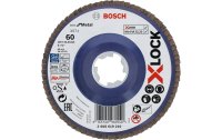 Bosch Professional Fächerschleifscheibe X-LOCK Best for Metal K60, 125 mm