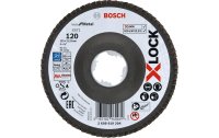 Bosch Professional Fächerschleifscheibe X-LOCK Best for Metal K120, 125 mm
