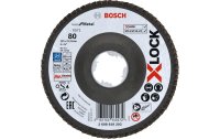 Bosch Professional Fächerschleifscheibe X-LOCK Best for Metal K80 125 mm