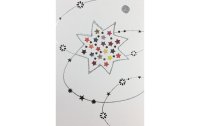 ABC Weihnachtskarte Stern und Tanne 10.1 x 15 cm, 6 Stück