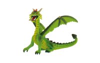 BULLYLAND Spielzeugfigur Drache sitzend grün