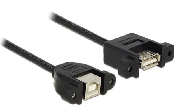 Delock USB 2.0-Einbaukabel  USB A - USB B 1 m