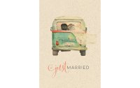 Natur Verlag Hochzeitskarte Just Married 12.2 x 17.5 cm