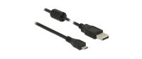 Delock USB 2.0-Kabel mit Ferritkern USB A - Micro-USB B 3 m