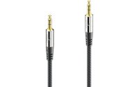 sonero Audio-Kabel 3.5 mm Klinke mit Nylonmantel 3 m