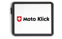Swiss Klick Kennzeichenhalter Motorrad Schwarz