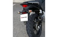 Swiss Klick Kennzeichenhalter Motorrad Chrom Glanz