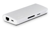 LMP Dockingstation USB-C Travel Dock Silber