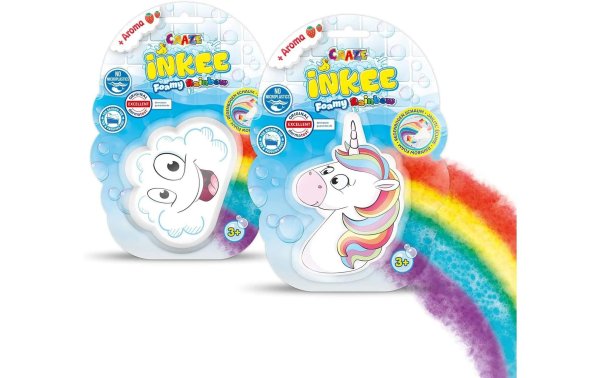 Craze Badekugel Inkee Foamy Rainbow Badebombe 1 Stück