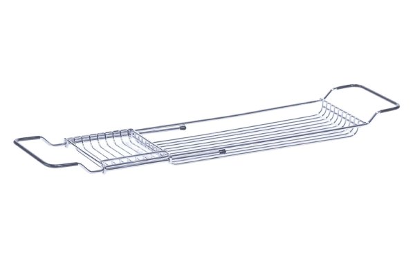 Zeller Present Badewannenablage ausziehbar Silber
