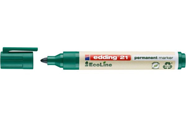 edding Permanent-Marker Ecoline 21 Grün