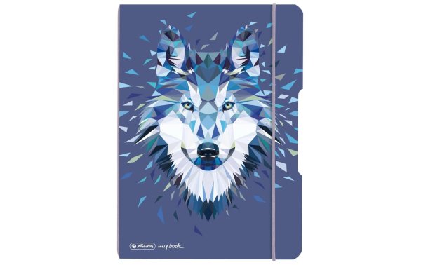 Herlitz Notizheft my.book flex A5 Wild Animals Wolf, kariert