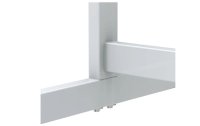 Maul Mobiles Whiteboard MAULstandard 100 cm x 200 cm, Weiss/Grau