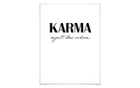 Trenddeko Poster Karma regelt das schon 60 x 80 cm, Papier