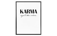 Trenddeko Poster Karma regelt das schon 60 x 80 cm, Papier