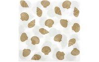 Rico Design Papierservietten Muscheln 3-lagig 33 cm x 33 cm, 20 Stück