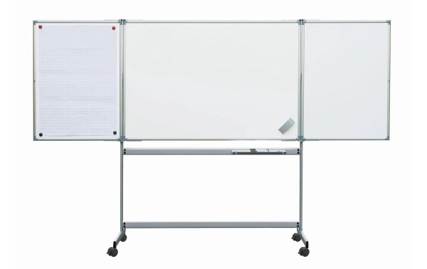 Maul Mobiles Whiteboard MAULpro 150 cm x 100 cm, Grau/Weiss