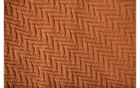 Esmée Decke aus Baumwolle 170 x 130 cm, Orange