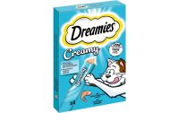 Dreamies Katzen-Snack Creamy Lachs, 4 x 10g
