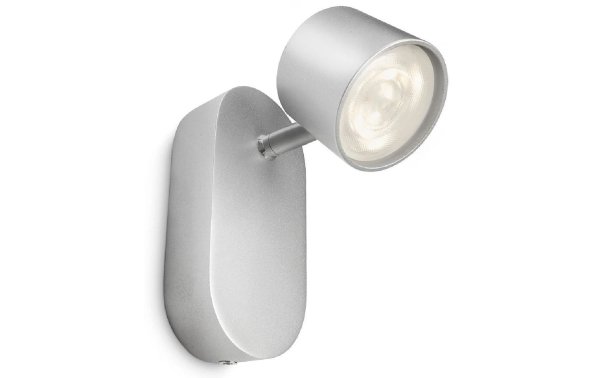 Philips Aufbauspot Star, 4.5 W, 500 lm, 2700 K, Silber