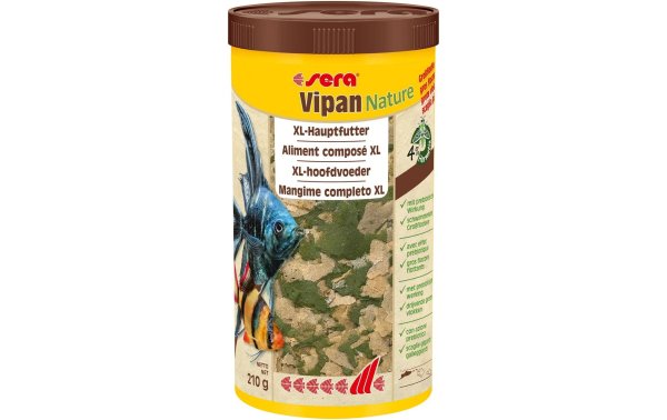 sera Vipan Nature Grossflocke, 1000 ml, 210g