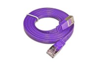 SLIM Slimpatchkabel  Cat 6, STP, 0.15 m, Violett