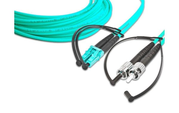 Lightwin LWL-Patchkabel LC-ST, Multimode, OM3, 2m