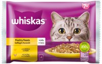 Whiskas Nassfutter Geflügel Auswahl in Gelee 7+, 4 x...